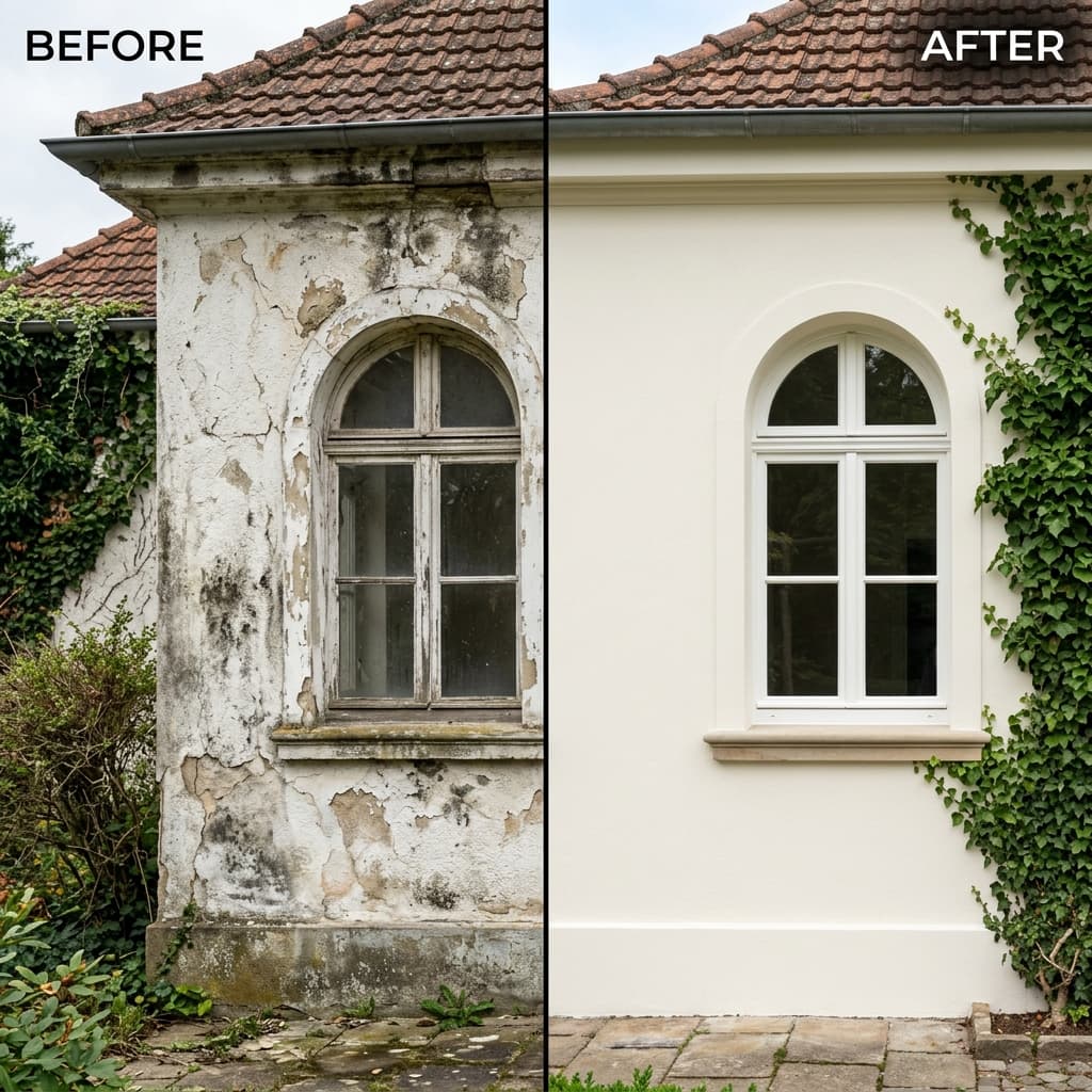 Antes e Depois - Fachada